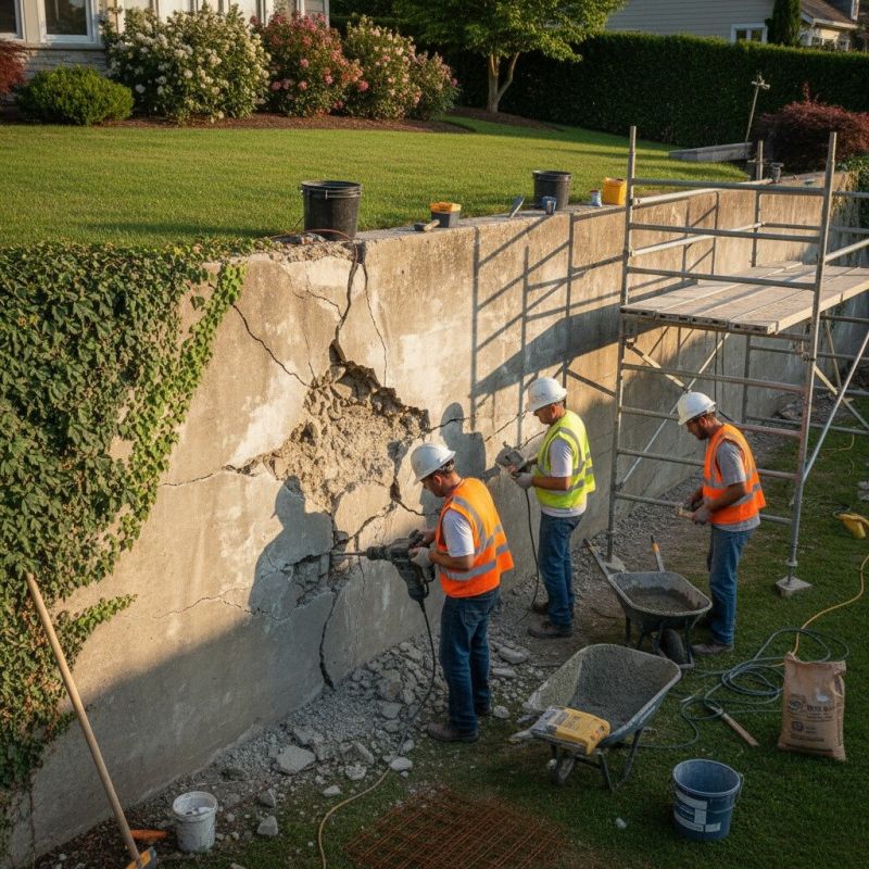 Concrete Wall Repair